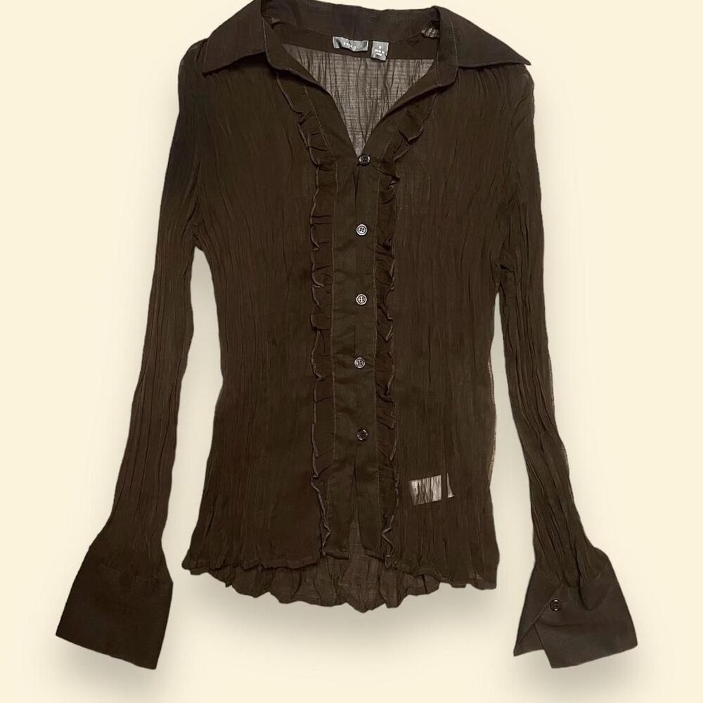 Uniqiue Women's Sheer Blouse